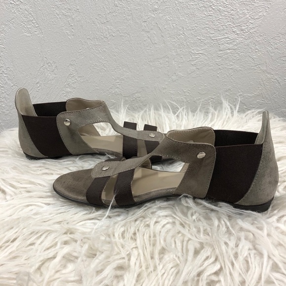 ATTILIO GIUSTILLE LEOMBRUNI - AGL - SIZE 7 / 37 - BROWN METALLIC SANDALS S3 - Picture 7 of 16